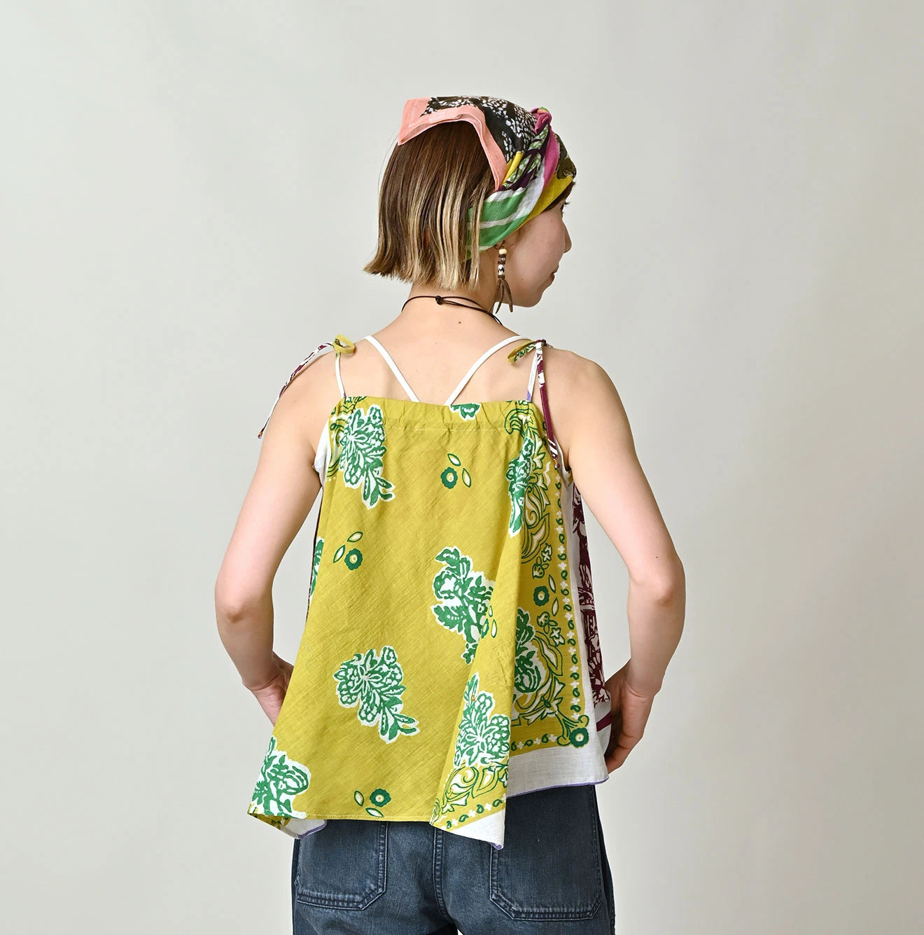 SAIJIKI Khadi Bandana Mix Camisole