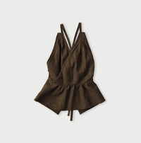 Linen Cloth Tank Bra