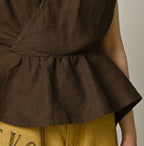 Linen Cloth Tank Bra