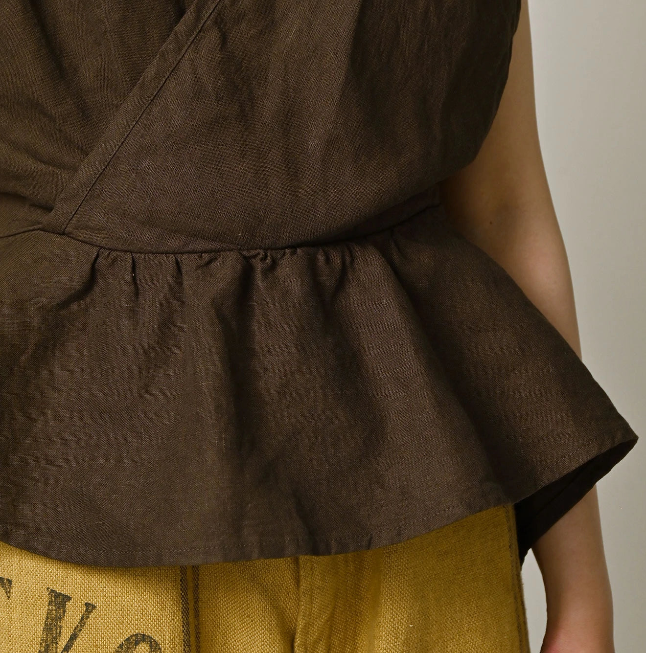 Linen Cloth Tank Bra