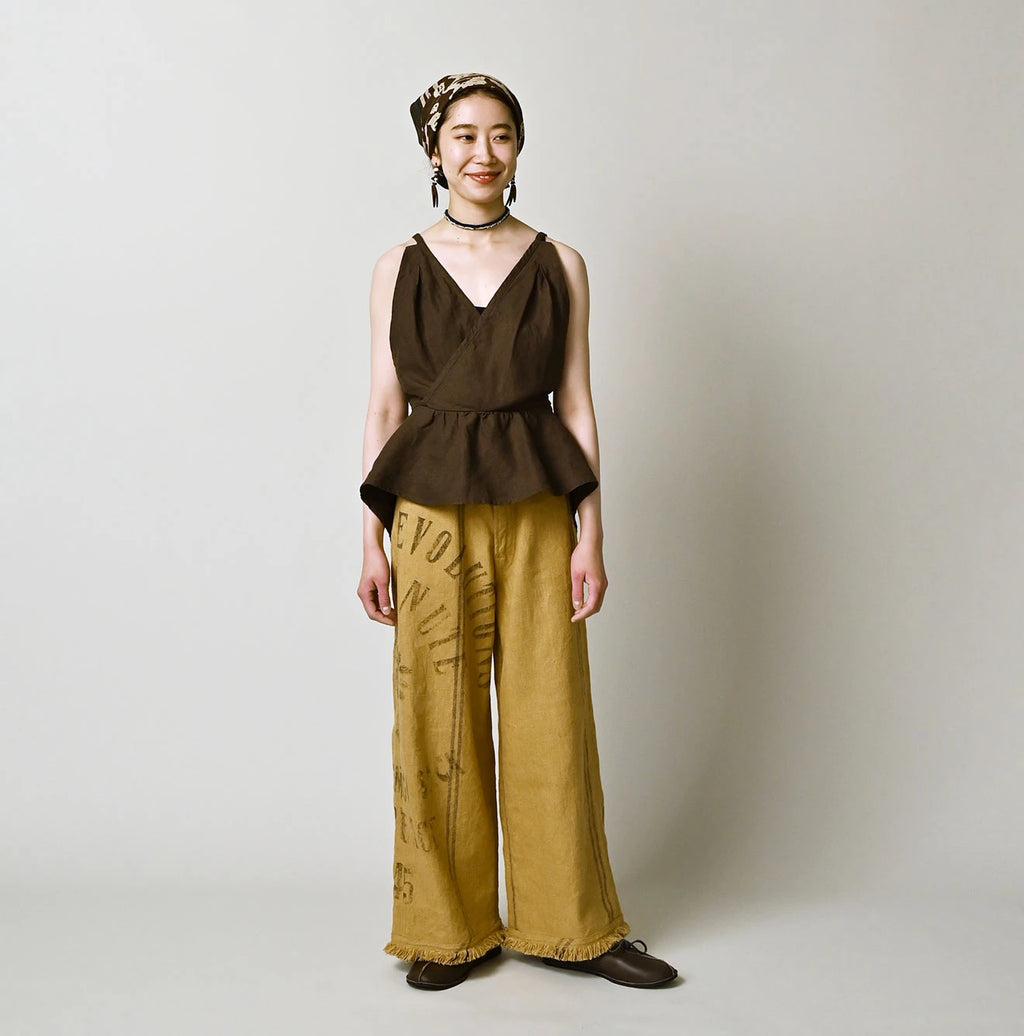 Linen Cloth Tank Bra