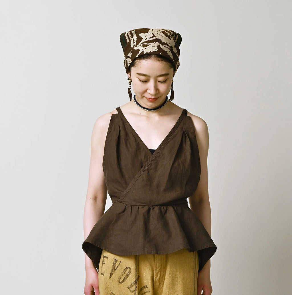 Linen Cloth Tank Bra