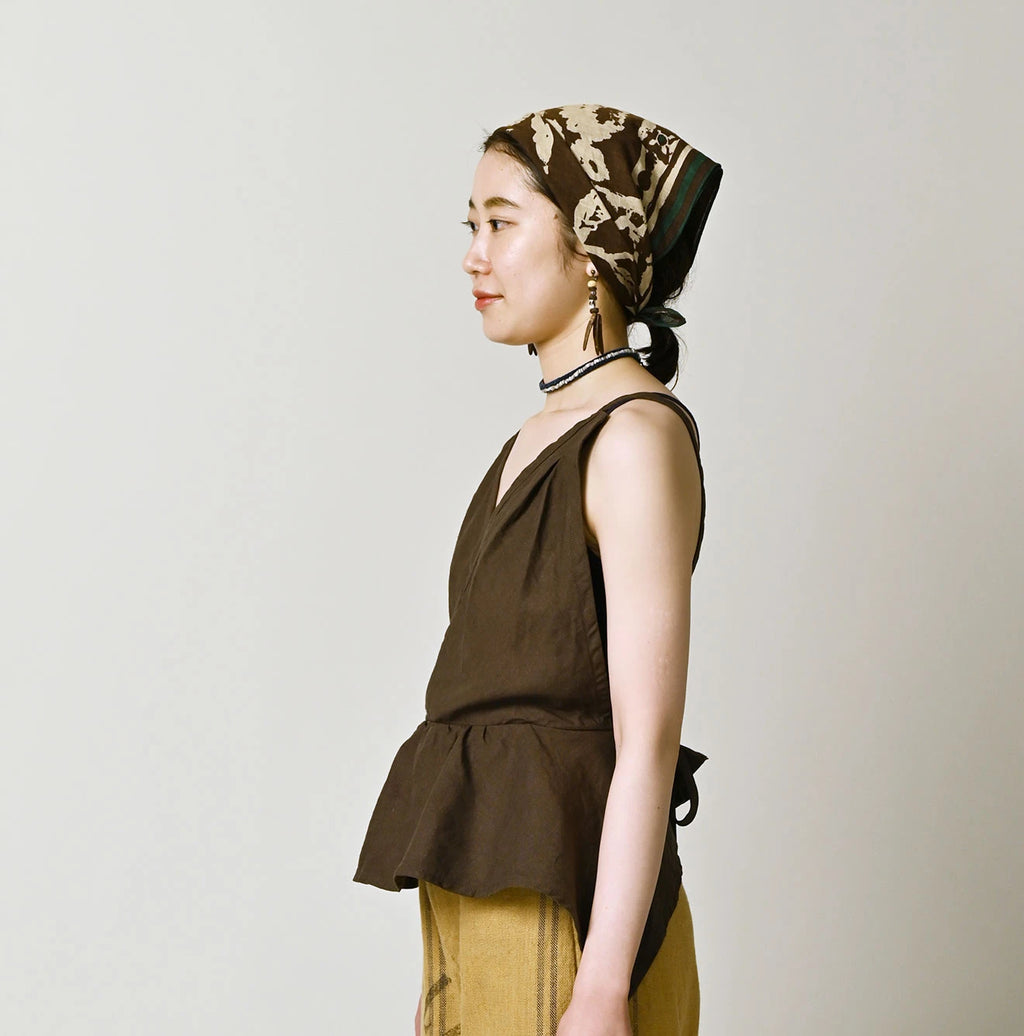 Linen Cloth Tank Bra