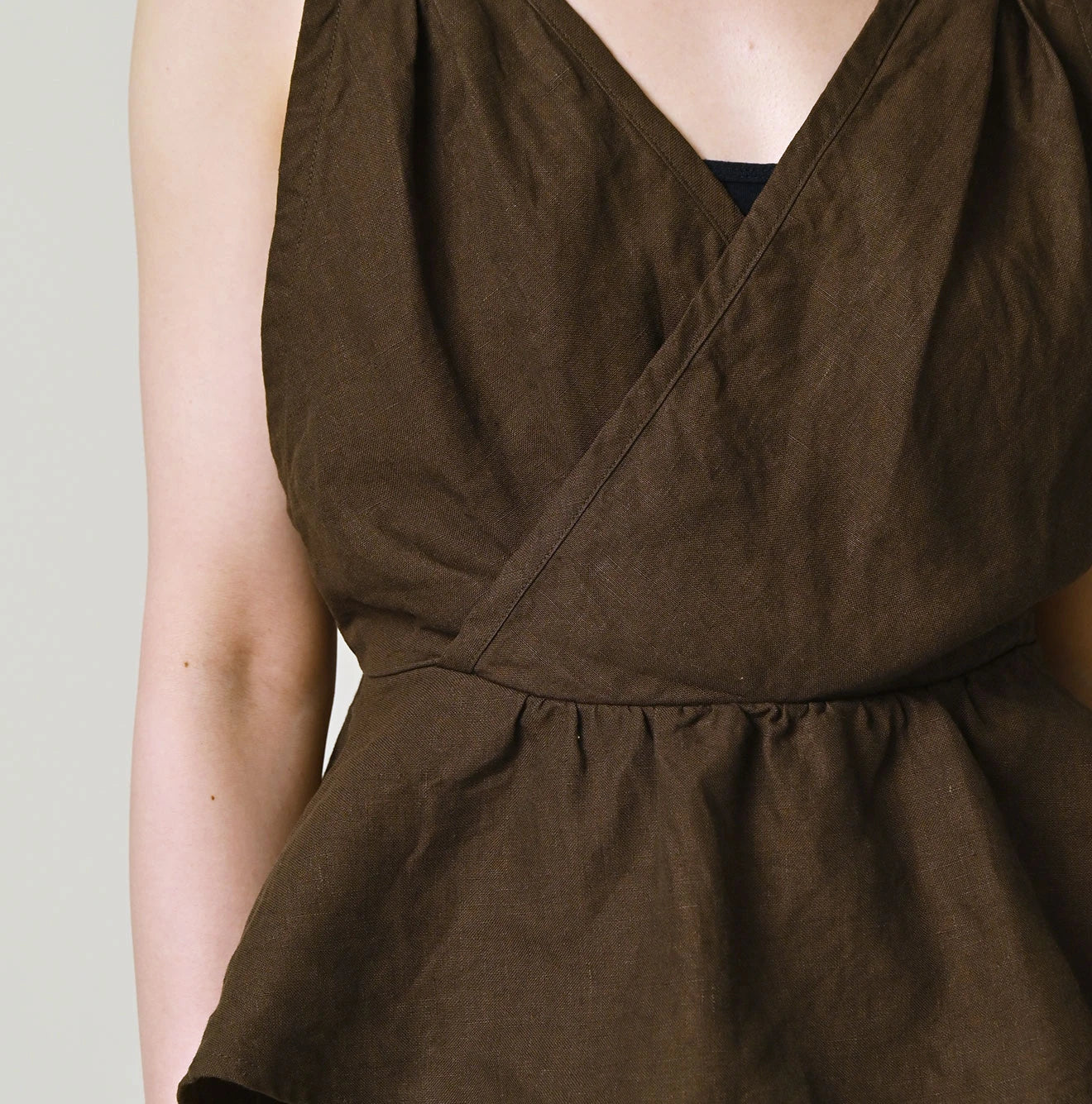 Linen Cloth Tank Bra
