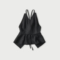 Indigo Linen Cloth Tank Bra