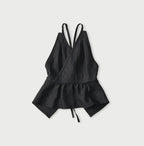 Indigo Linen Cloth Tank Bra