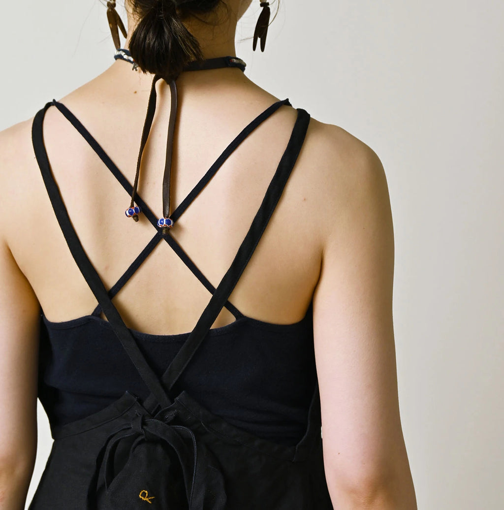 Indigo Linen Cloth Tank Bra