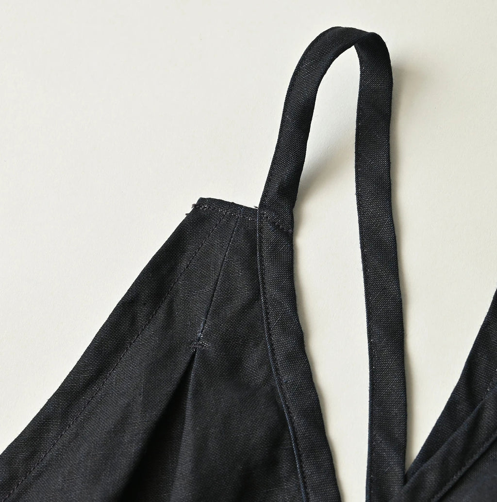 Indigo Linen Cloth Tank Bra
