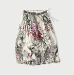 Indian Khadi Palampore Print Easy Gather Skirt