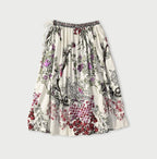 Indian Khadi Palampore Print Easy Gather Skirt