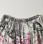 Indian Khadi Palampore Print Easy Gather Skirt