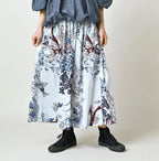 Indian Khadi Palampore Print Easy Gather Skirt