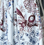 Indian Khadi Palampore Print Easy Gather Skirt