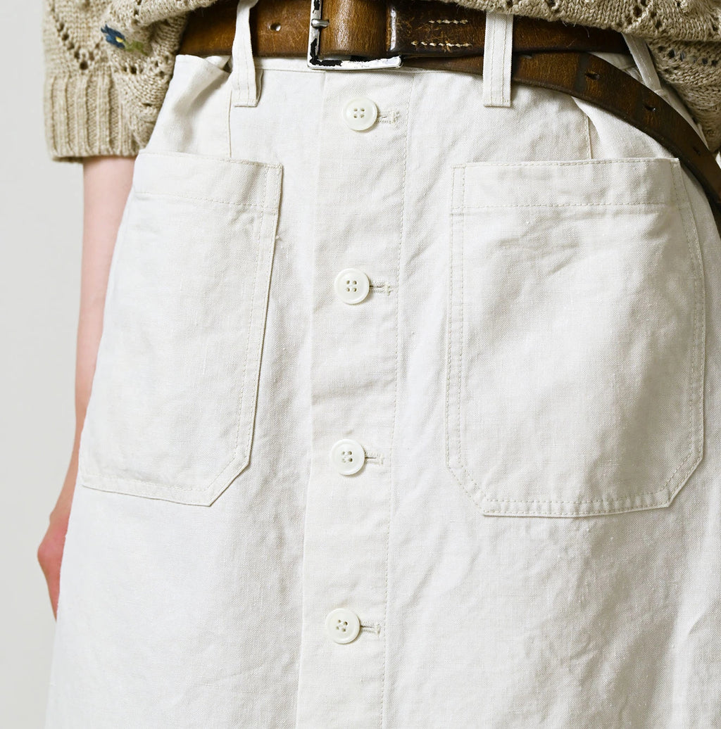 Linen Cloth Bell Skirt
