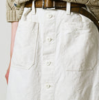 Linen Cloth Bell Skirt