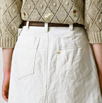 Linen Cloth Bell Skirt