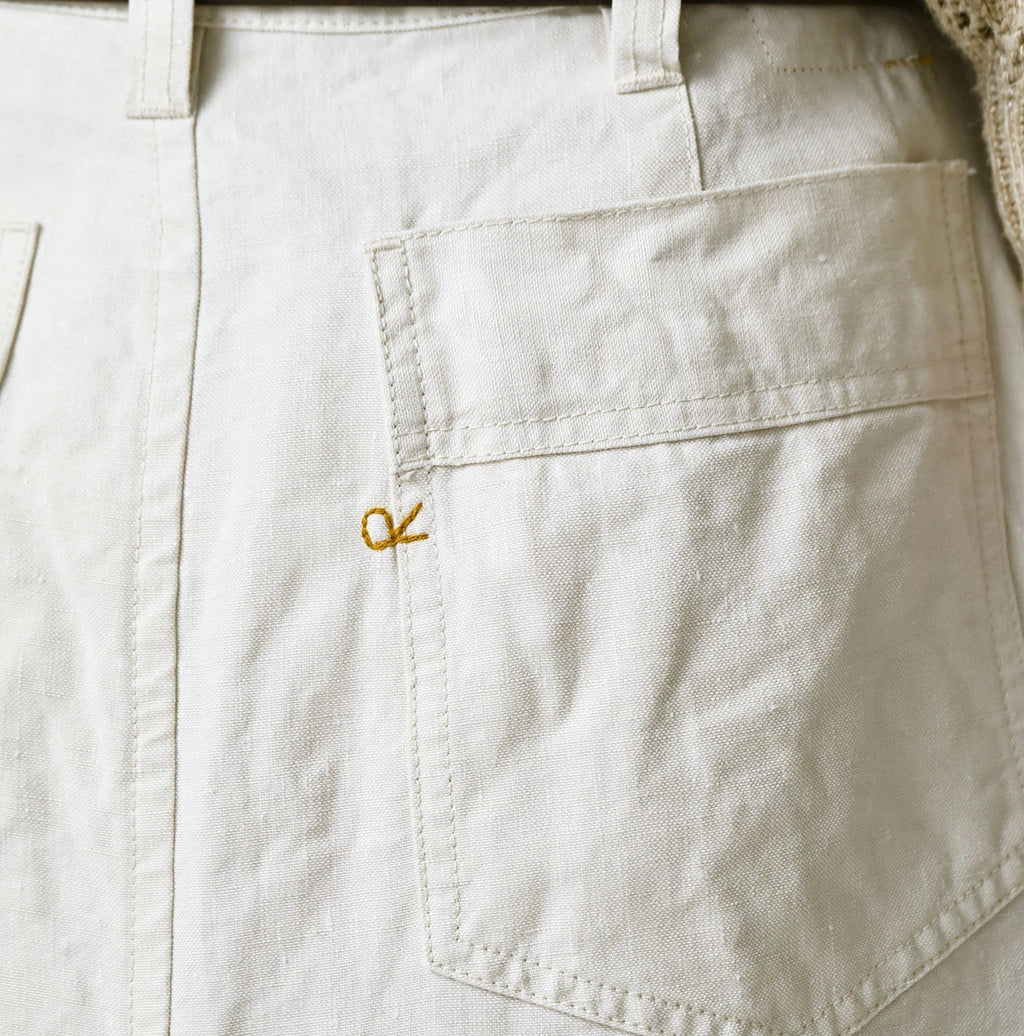 Linen Cloth Bell Skirt