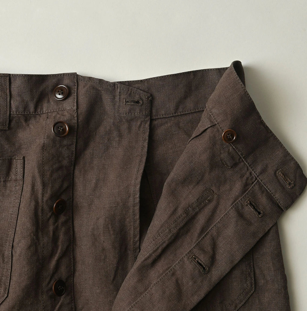 Linen Cloth Bell Skirt