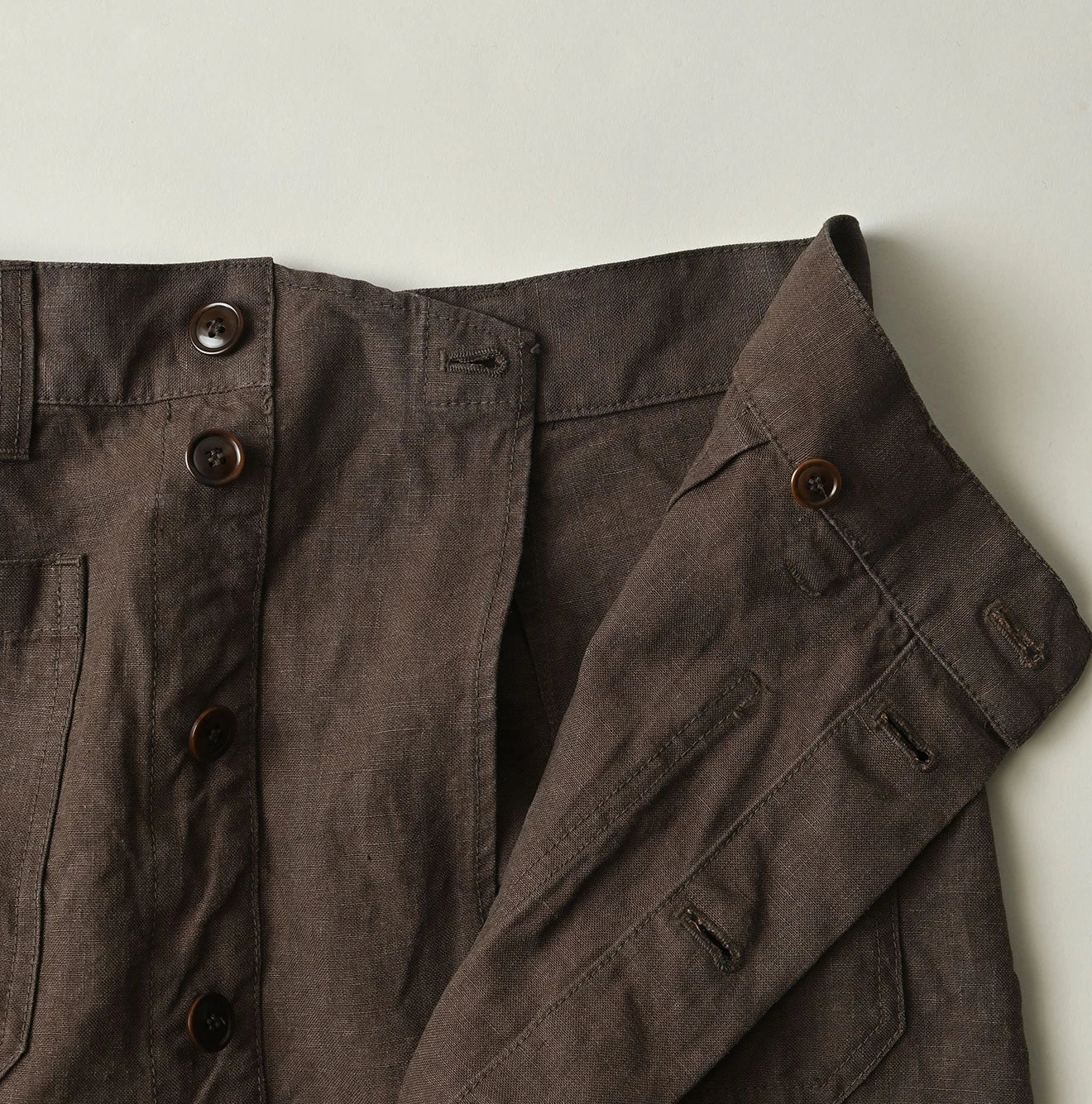 Linen Cloth Bell Skirt