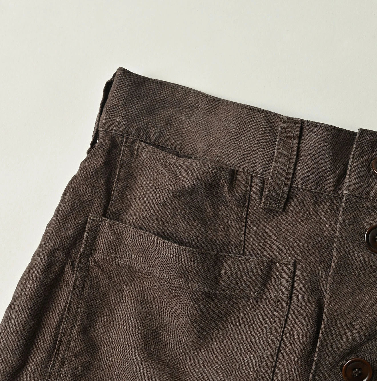Linen Cloth Bell Skirt