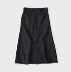Indigo Linen Cloth Bell Skirt