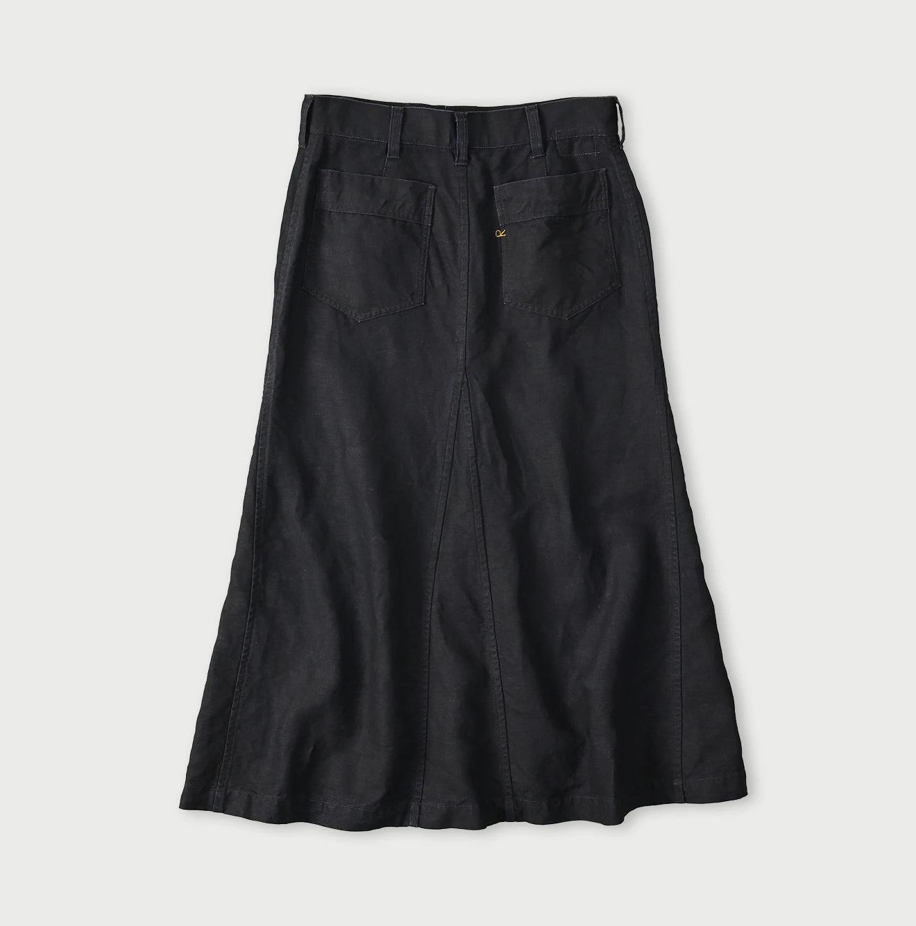 Indigo Linen Cloth Bell Skirt