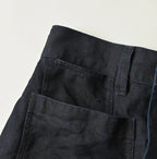 Indigo Linen Cloth Bell Skirt