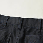 Indigo Linen Cloth Bell Skirt