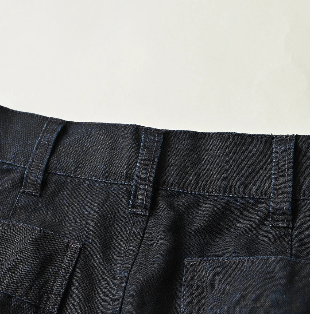 Indigo Linen Cloth Bell Skirt