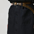 Indigo Linen Cloth Bell Skirt