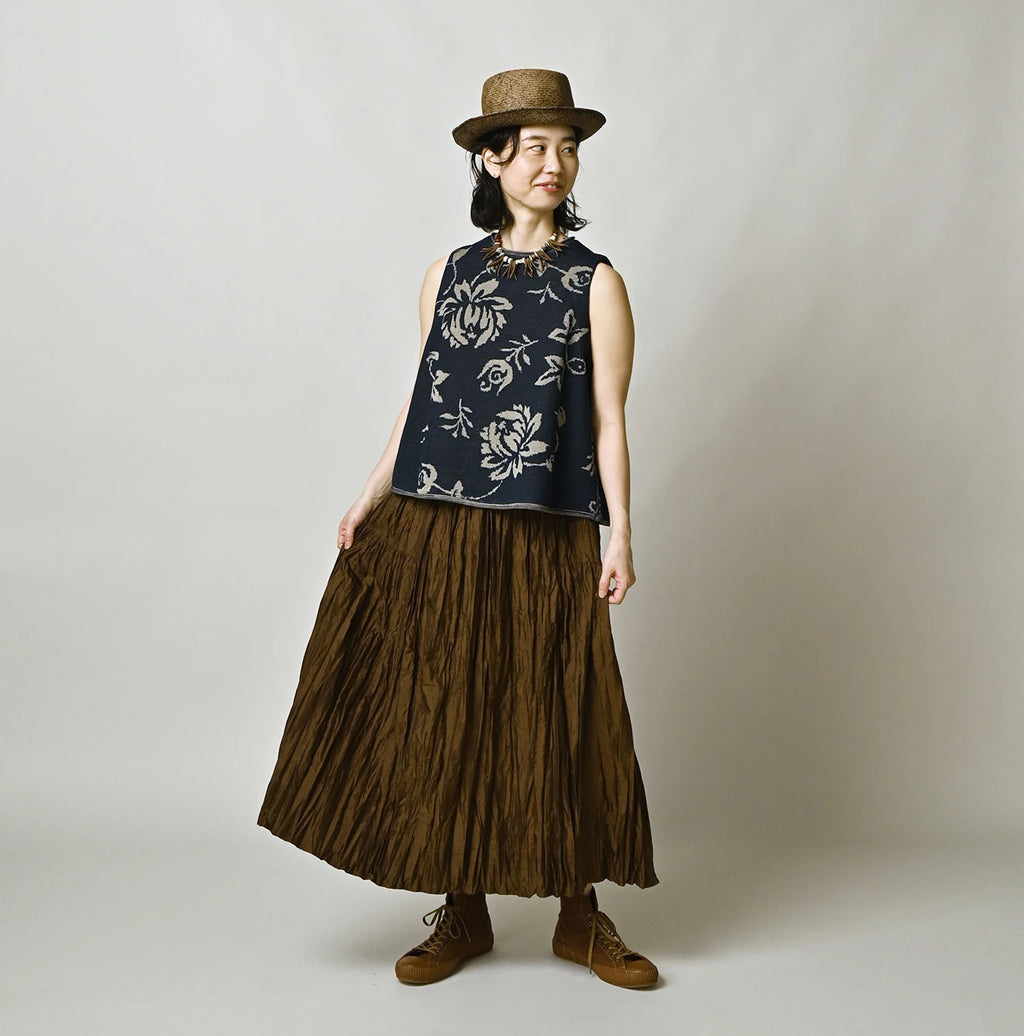 Chambray Silk KushuKushu Skirt