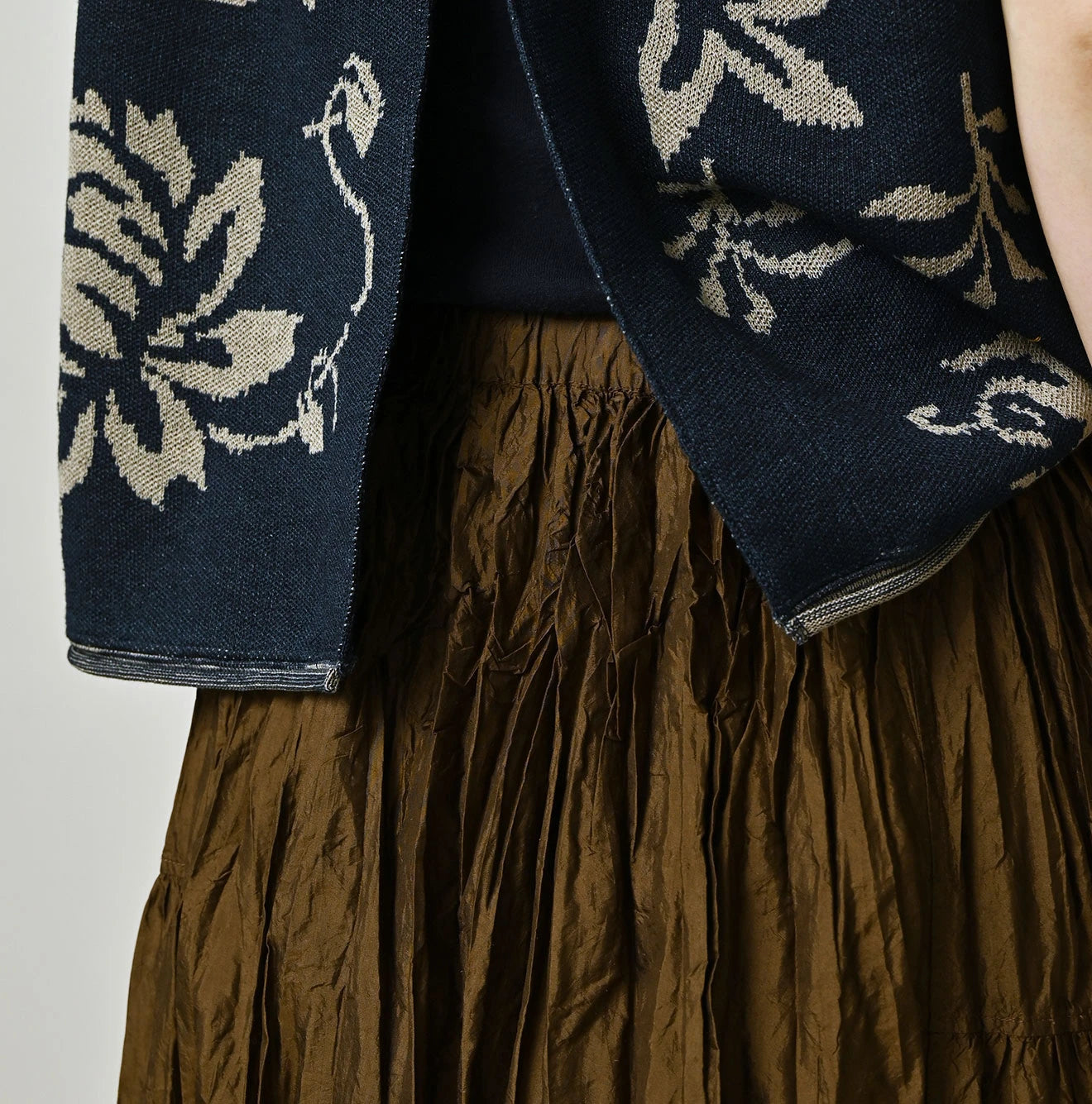 Chambray Silk KushuKushu Skirt