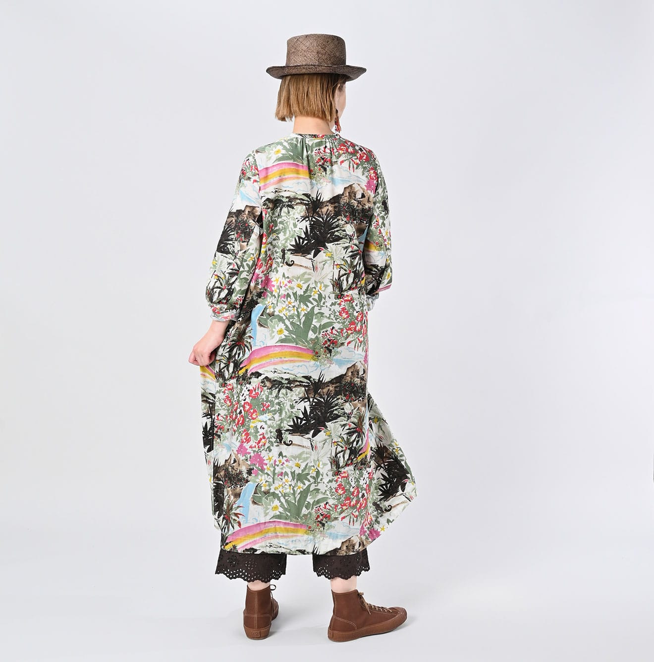 Irie Aloha Print Dress Female Model