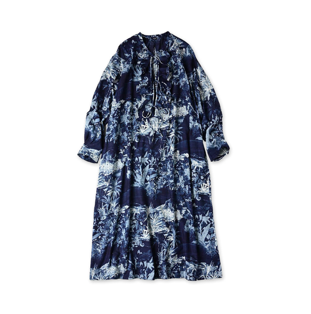 Indigo Irie Aloha Print Dress