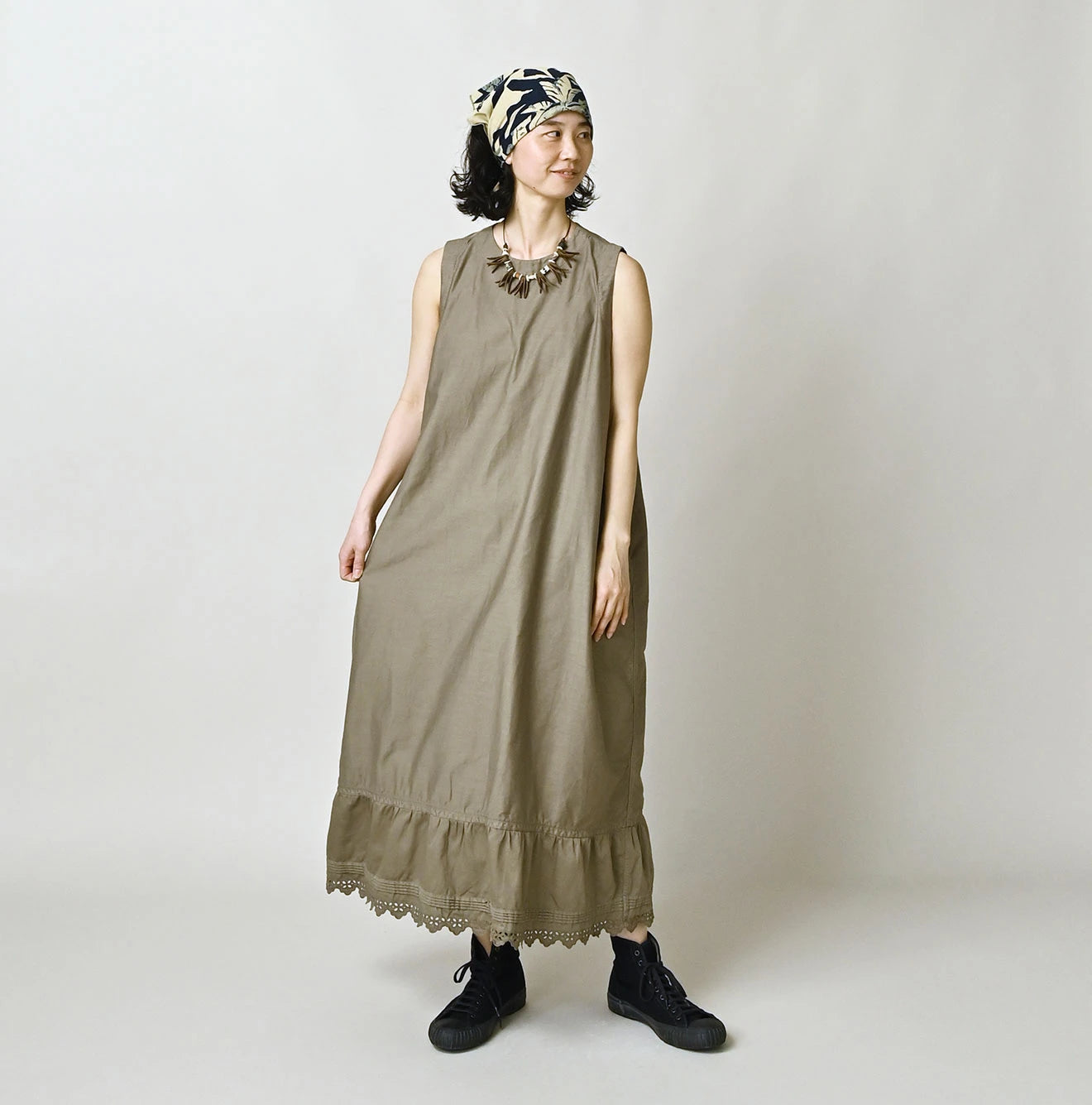 Weft Satin Poyon Dress