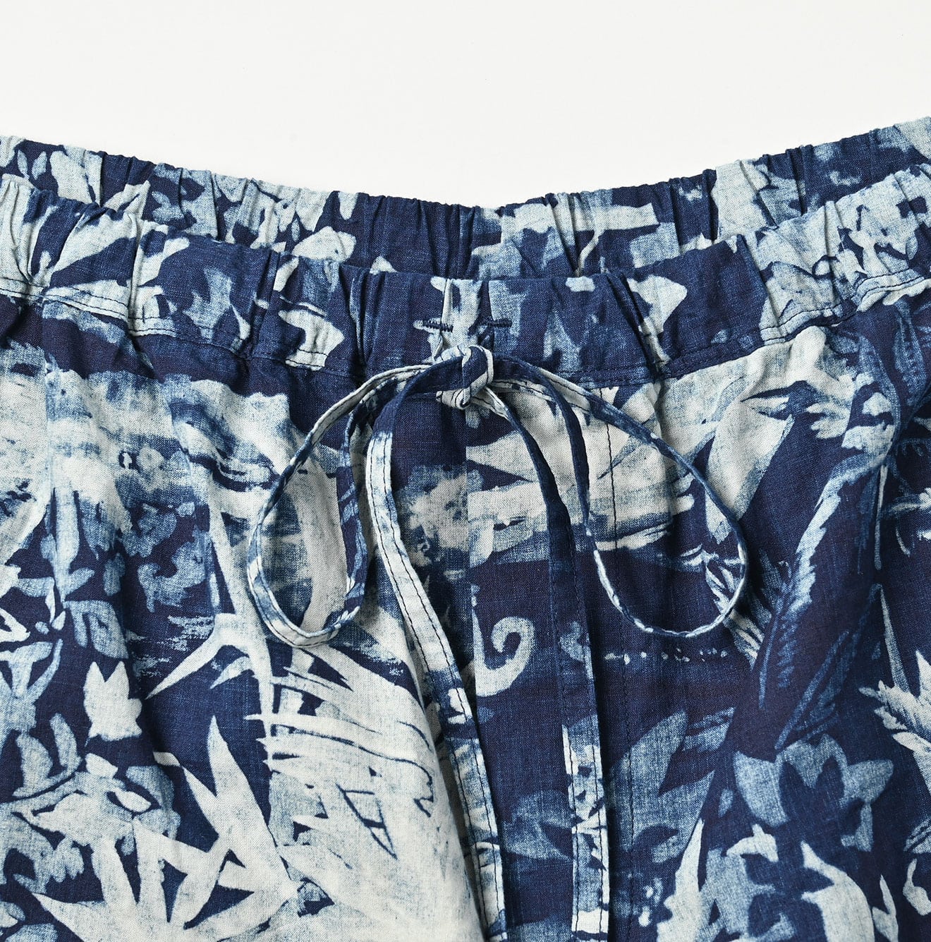 Indigo Irie Aloha Print Easy Pants Detail