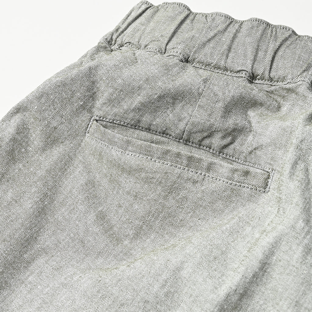 Cotton Linen OX Stretch Sabrina Slacks Detail