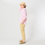 Cotton Linen OX Stretch Sabrina Slacks Female Model