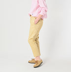 Cotton Linen OX Stretch Sabrina Slacks Female Model