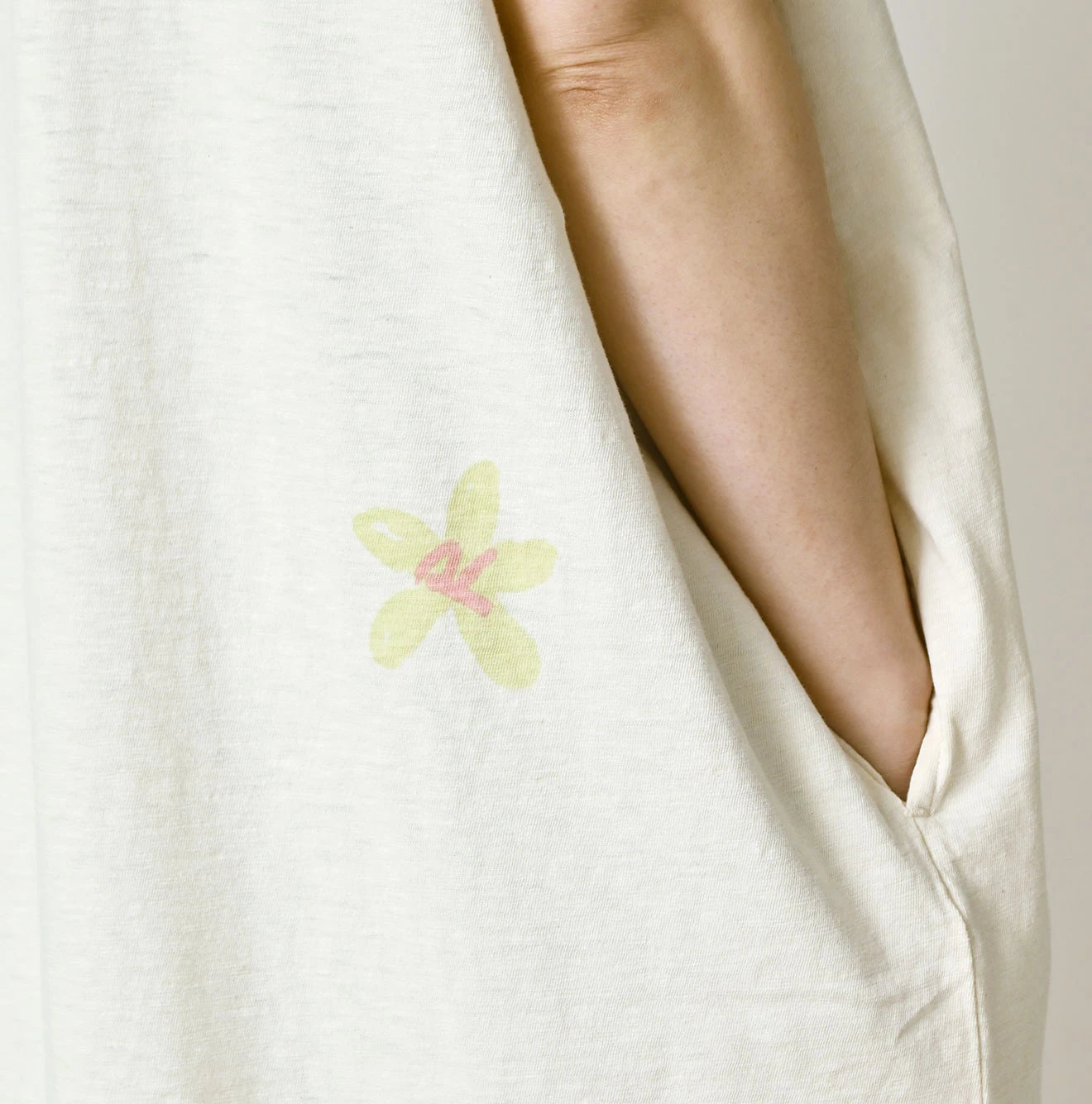 Hippie Flower Collage Print M Dress