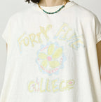 Hippie Flower Collage Print M Dress