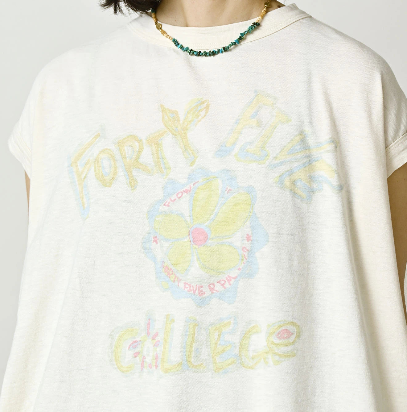 Hippie Flower Collage Print M Dress