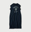 Indigo Hippie Flower Collage Print M Dress