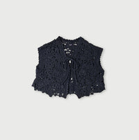 Japanese Paper Crochet Flower Bolero