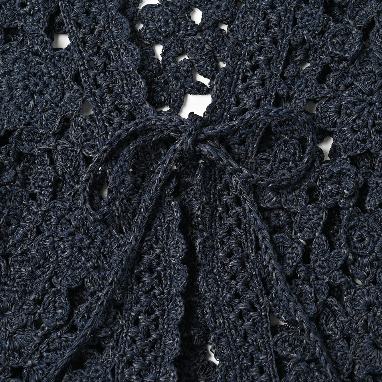 Japanese Paper Crochet Flower Bolero Detail