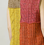 Linen Patchwork Vest