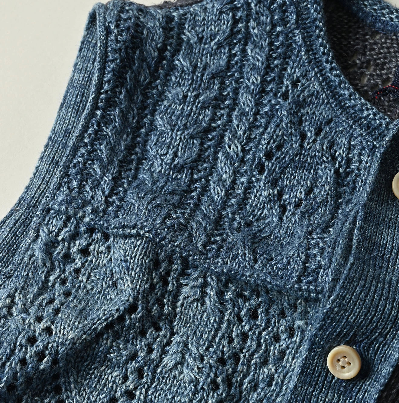 Linen Patchwork Vest