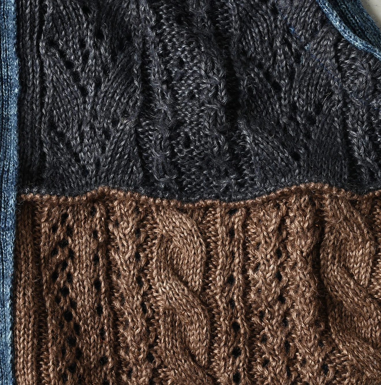 Linen Patchwork Vest