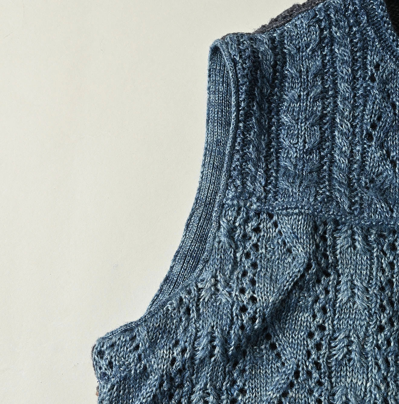 Linen Patchwork Vest