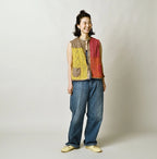 Linen Patchwork Vest